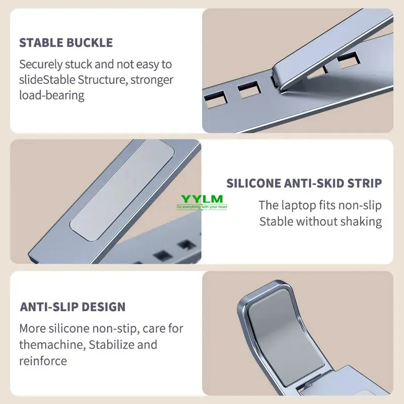 Ergonomic Aluminum Laptop Stand