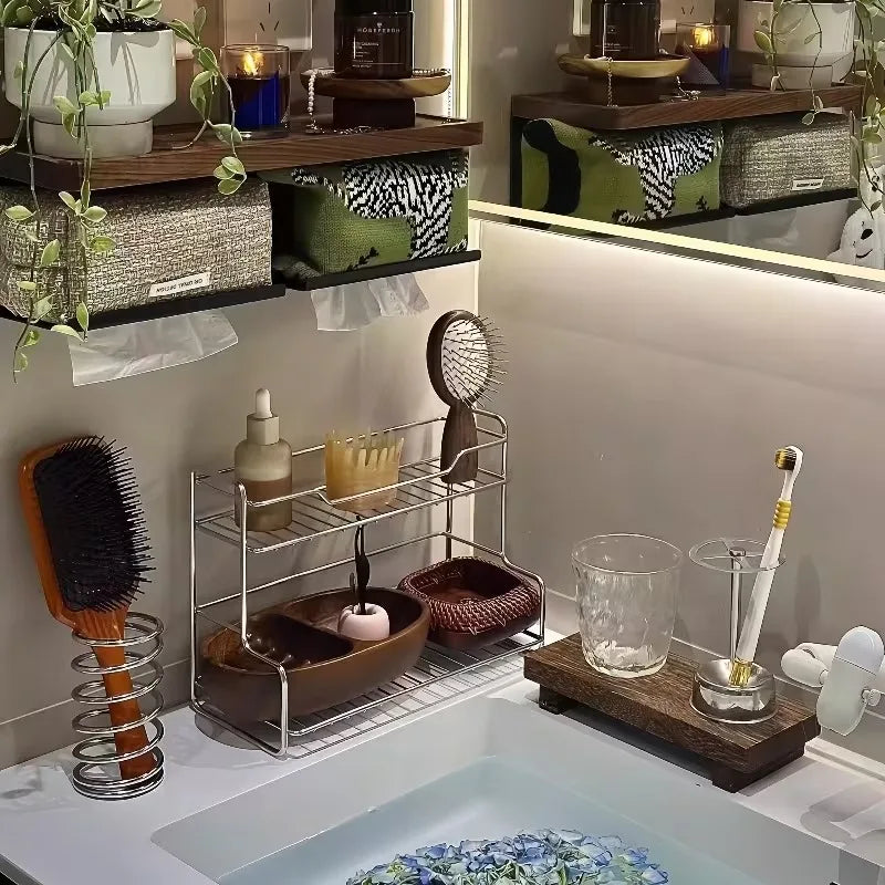 Compact Stainless Steel Kitchen Rack