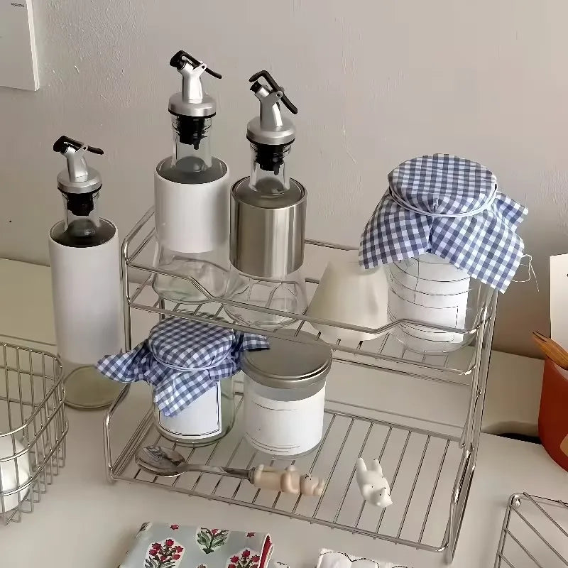 Compact Stainless Steel Kitchen Rack