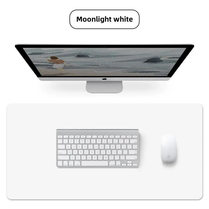 Minimalist PU Leather Desk Mat