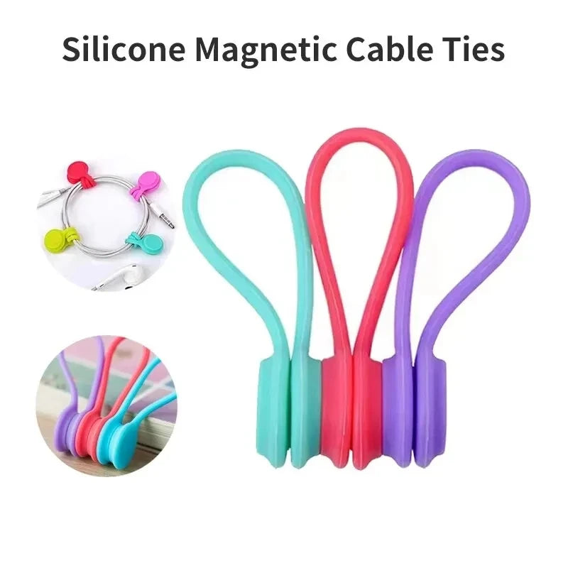 Desktop Silicone Cable Organizer Clips