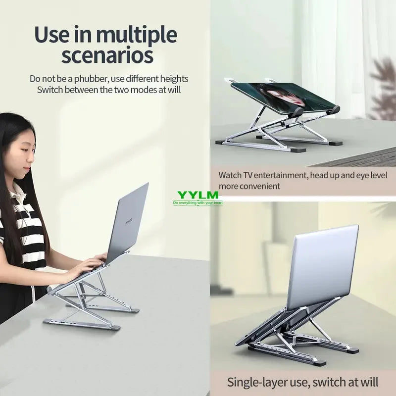 Ergonomic Aluminum Laptop Stand
