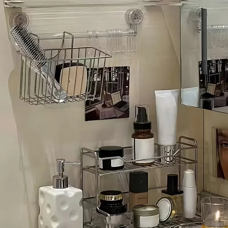 Compact Stainless Steel Kitchen Rack