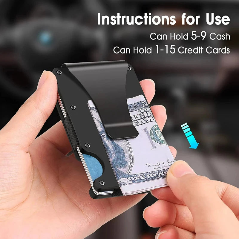Slim RFID Blocking Minimalist Wallet