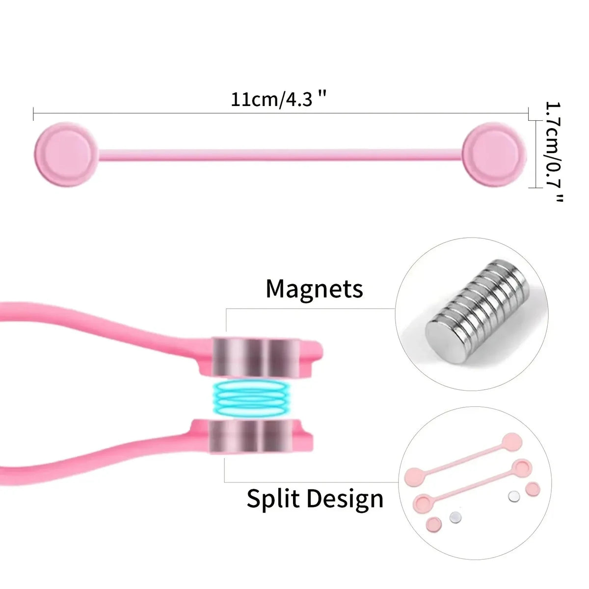 Desktop Silicone Cable Organizer Clips