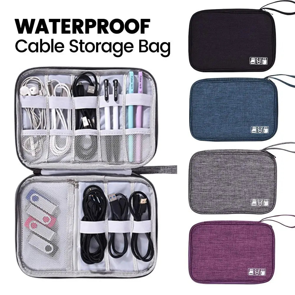 Portable Electronics Travel Pouch