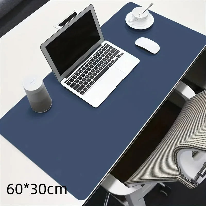 Minimalist PU Leather Desk Mat